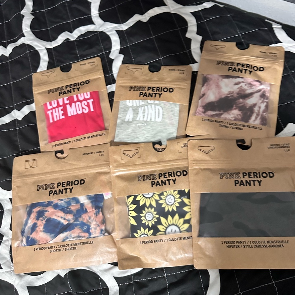 PINK Victoria's Secret Period Panty Set - Multicolor